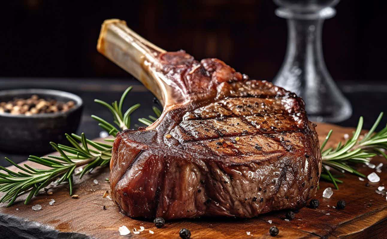 Enjoy Steakhouse, Gluten Free Options, Vegetarian options, Restaurant, Sports Bar, Private Dining, Highchairs available, Free Wifi, Table service, Non-smoking, $$, Families, Live music and Groups cuisine at Signature Steakhouse in Old Trafford, Manchester