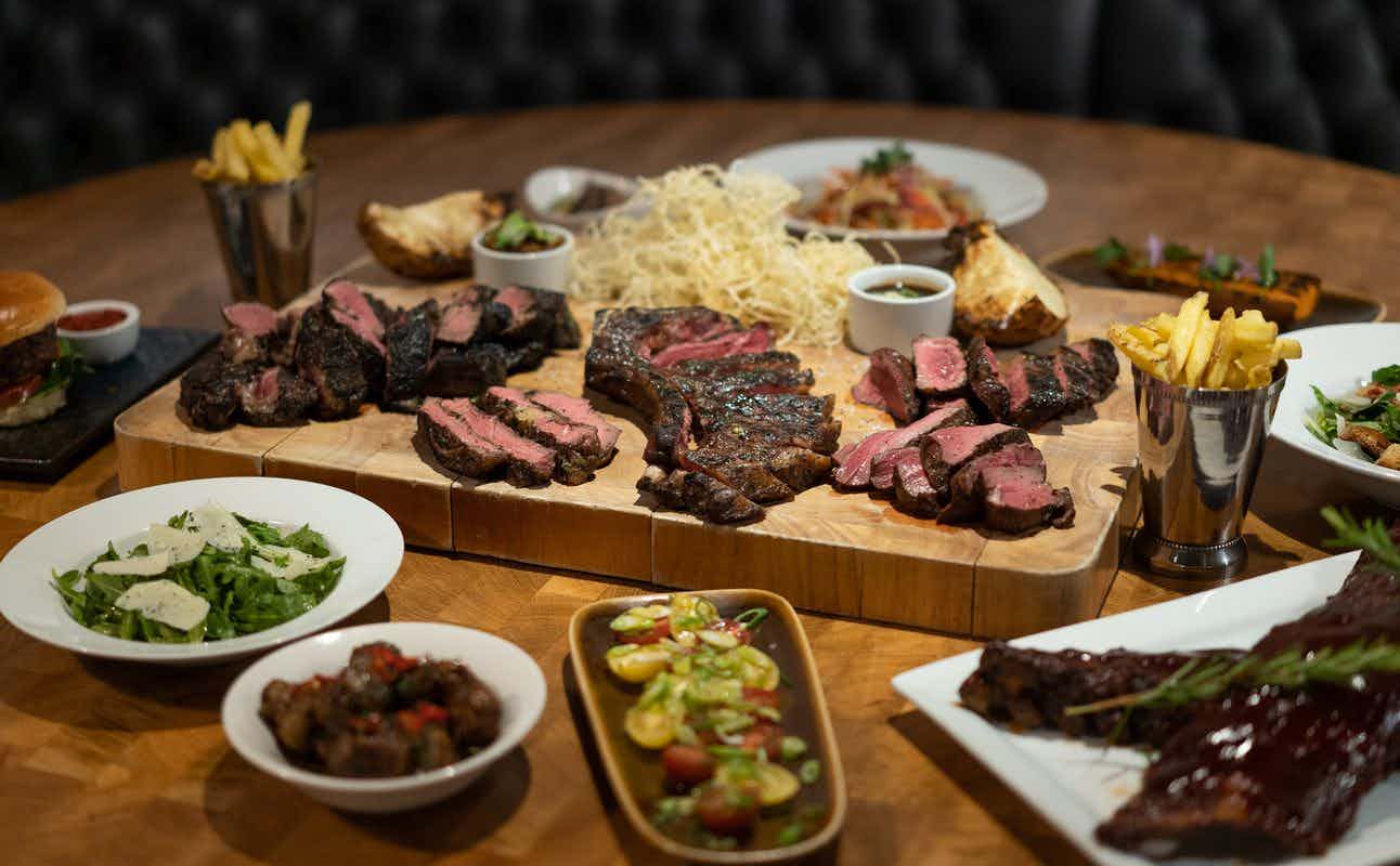 Enjoy Steakhouse cuisine at Block Soho in Soho, London