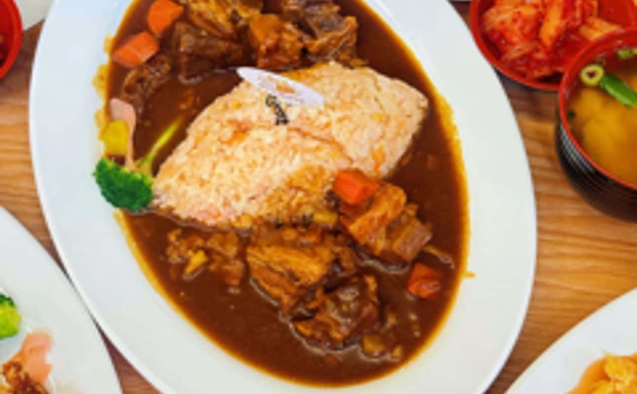 Enjoy Japanese, Halal, Restaurant, Diner, Child friendly, Highchairs available, Table service, Families, Groups and Kids cuisine at Gyo Curry in Chinatown, Birmingham