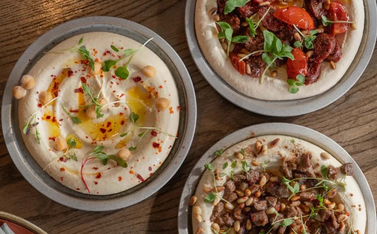 Enjoy Lebanese, Vegan options, Vegetarian options, Restaurant, Indoor & outdoor seating, Private dining, $$$, Groups and Families cuisine at Zaya in West Kensington, London