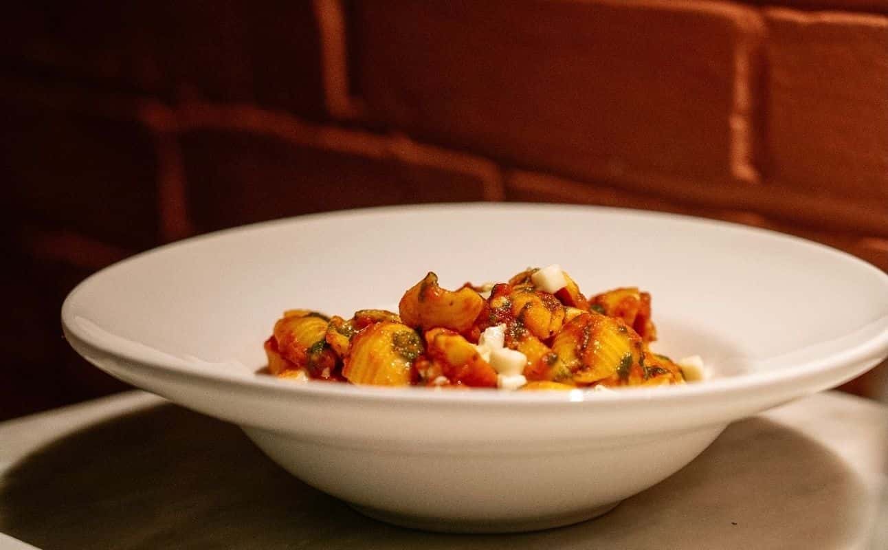 Enjoy Italian, Mediterranean, European, Vegan options, Vegetarian options, Restaurant, Indoor & outdoor seating, Table service, $$, Groups, Families and Live music cuisine at Pasta Nostra in Old Street, London