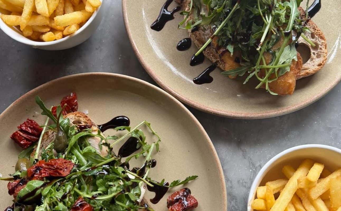 Enjoy European, British, Vegan options, Vegetarian options, Restaurant, Table service, Indoor & outdoor seating, $$, Groups, Date night, Special occasion and Local cuisine cuisine at Merchant and Weaver in Spitalfields, London