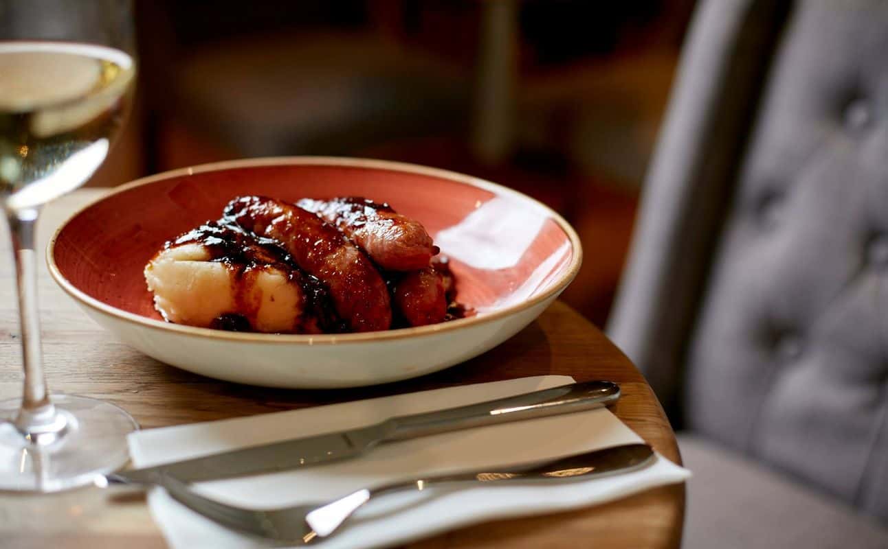 Enjoy British cuisine at Clifton Sausage Bath in Bath