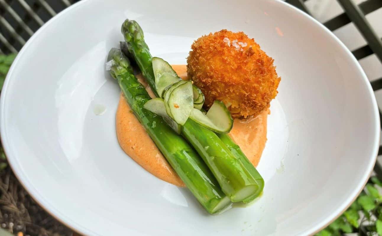 Enjoy British cuisine at Kitty Fisher's in Mayfair, London