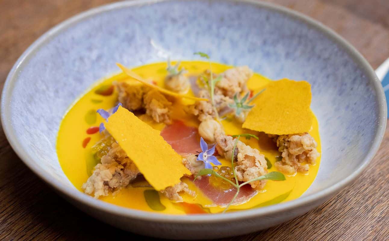 Enjoy Peruvian, Gluten Free options, Vegan options, Vegetarian options, Restaurant, Indoor & outdoor seating, Highchairs available, Wheelchair accessible, Free wifi, Table service, $$, Groups and Families cuisine at LIMA Fitzrovia in Fitzrovia, London