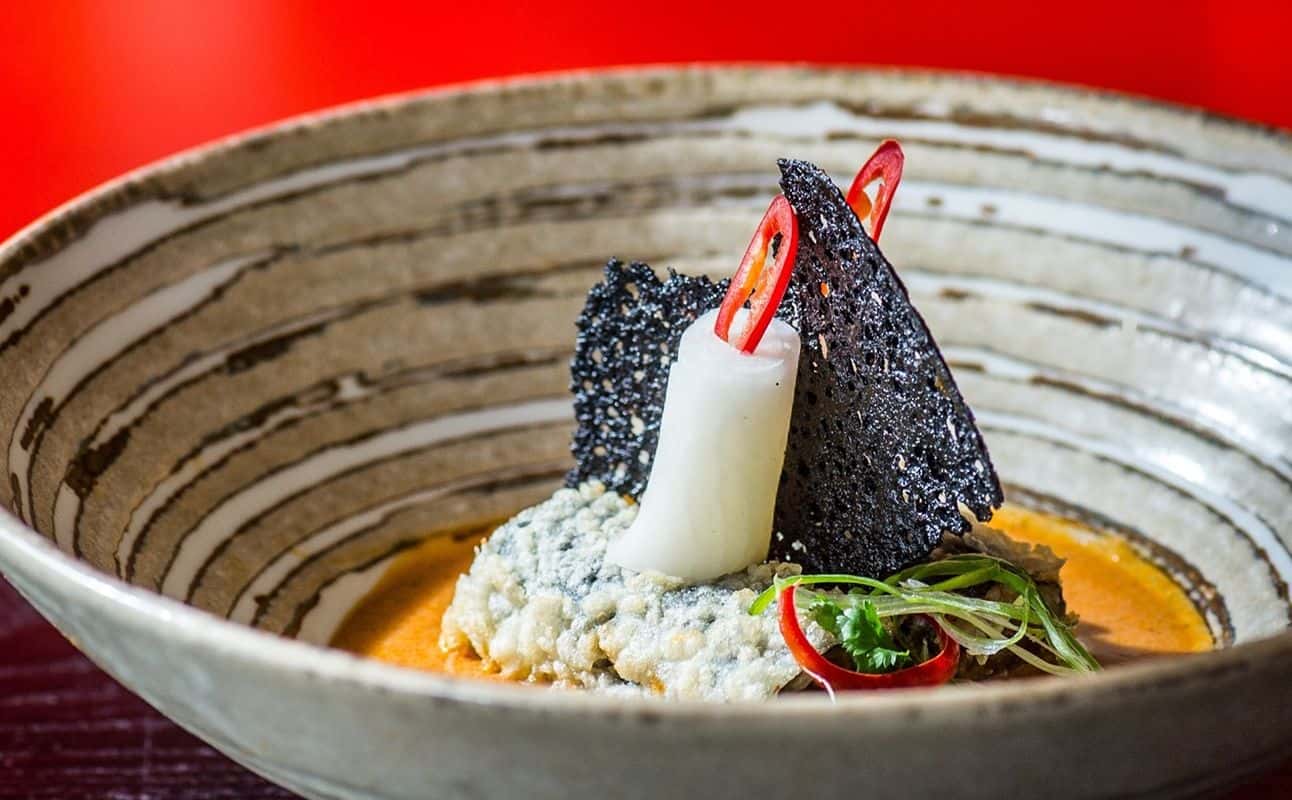 Enjoy Asian, Latin American, Peruvian, Vegetarian options, Vegan options, Gluten Free options, Restaurant, Cocktail bar, Highchairs available, Wheelchair accessible, Free wifi, Table service, $$$$ and Groups cuisine at Chino Latino in Vauxhall, London