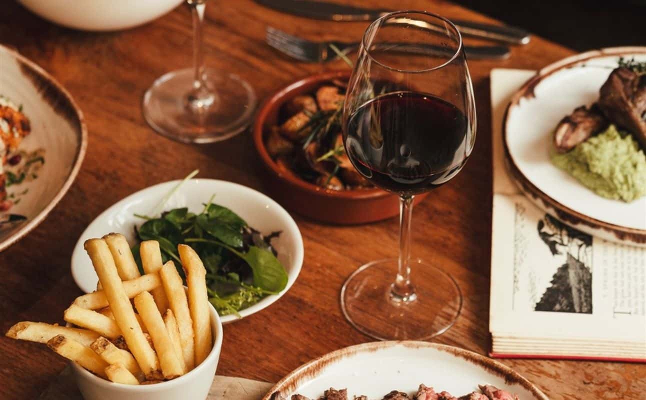 Enjoy British, Vegan options, Vegetarian options, Restaurant, Wine bar, Wheelchair accessible, Dog friendly, Child friendly, $$$, Special occasion, Date night, Groups and Wine bar cuisine at Vagabond in Birmingham City Centre, Birmingham