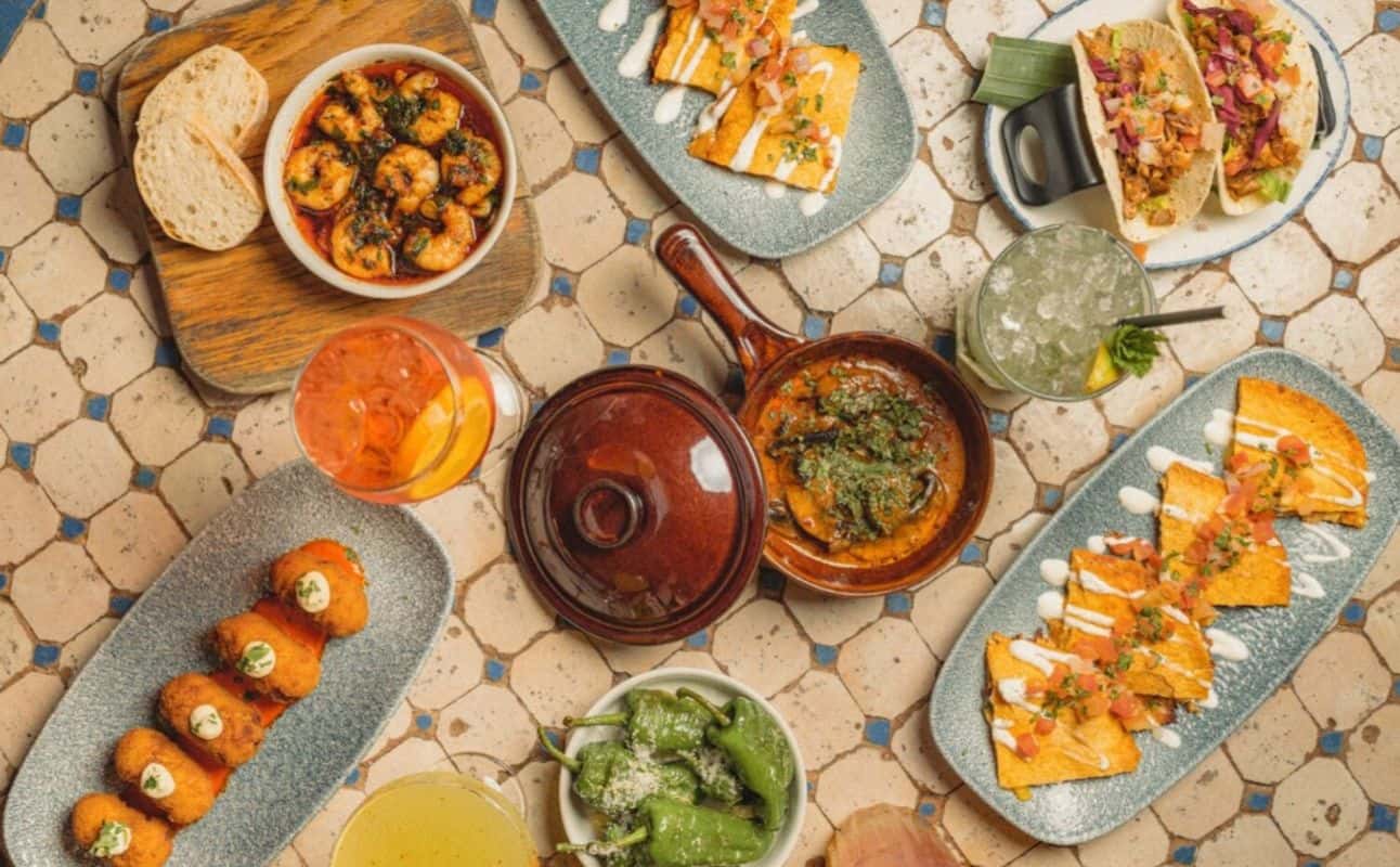 Enjoy Cuban, Gluten Free options, Vegan options, Vegetarian options, Restaurant, Cocktail bar, Free wifi, Wheelchair accessible, Highchairs available, Table service, $$, Groups, Families, Live music and Wine bar cuisine at Revolución de Cuba in Cloth Market, Newcastle upon Tyne