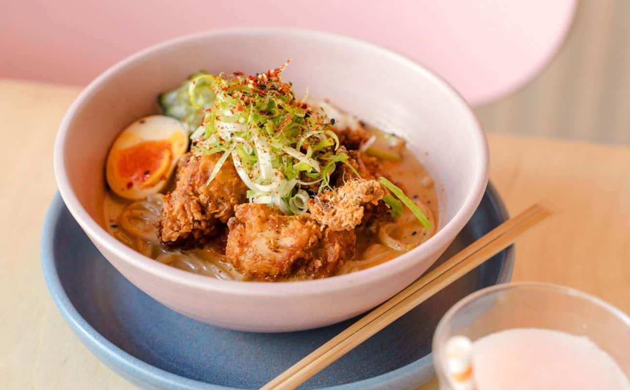 Enjoy Japanese, Vegetarian options, Vegan options, Restaurant, Table service, Private dining, $$, Families and Groups cuisine at House of Fu in Manchester City Centre, Manchester
