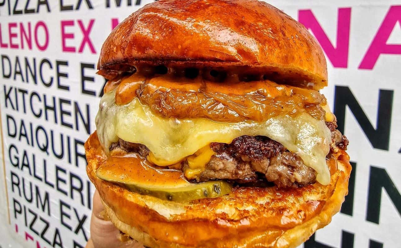 Enjoy Pub Food, Vegan options, Vegetarian options, Bars & pubs, Beer garden, Indoor & outdoor seating, $$, Bar scene and Live music cuisine at The Rum Caravans at Diecast in Northern Quarter, Manchester