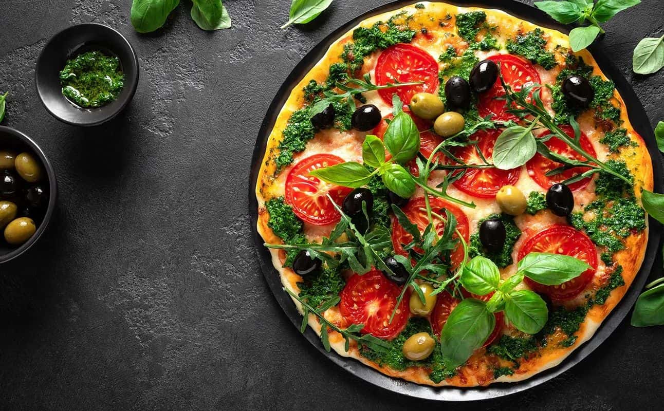 tomato and basil pizzeria