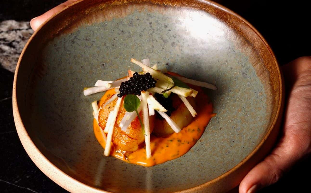 Enjoy Fusion, Asian, Vegan options, Restaurant, Cocktail bar, $$$, Families and Groups cuisine at The Light Bar in Shoreditch, London