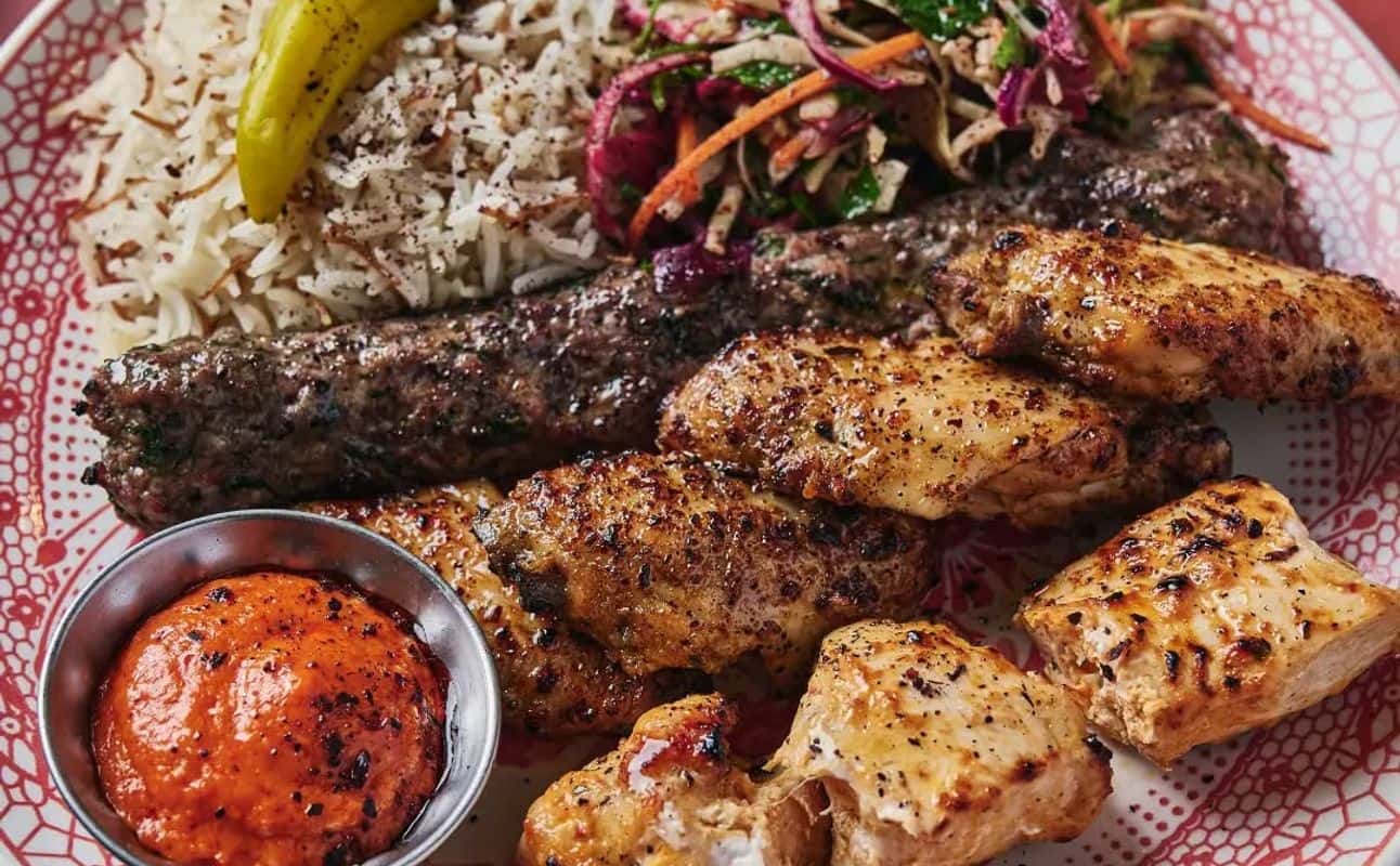 Enjoy Lebanese, Middle Eastern, North African, Gluten Free options, Vegan options, Vegetarian options, Halal, Restaurant, Indoor & outdoor seating, Highchairs available, Wheelchair accessible, Table service, $$, Groups and Families cuisine at Comptoir Libanais Bluewater in Dartford, London