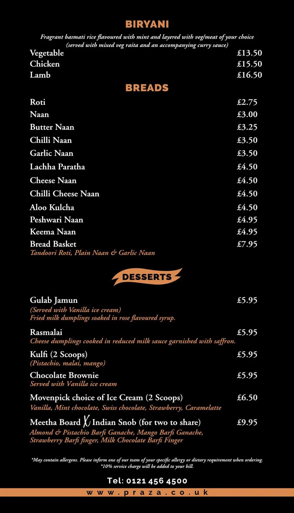 Praza menu, page 4