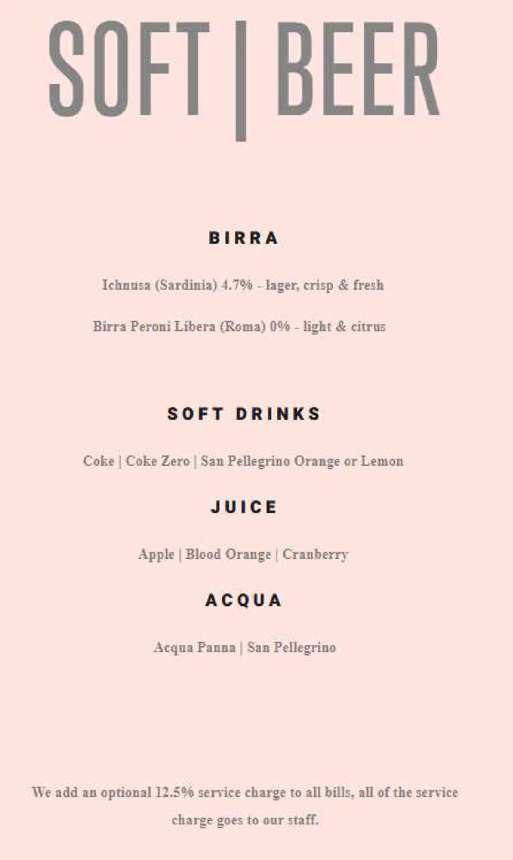 Paesan menu, page 7