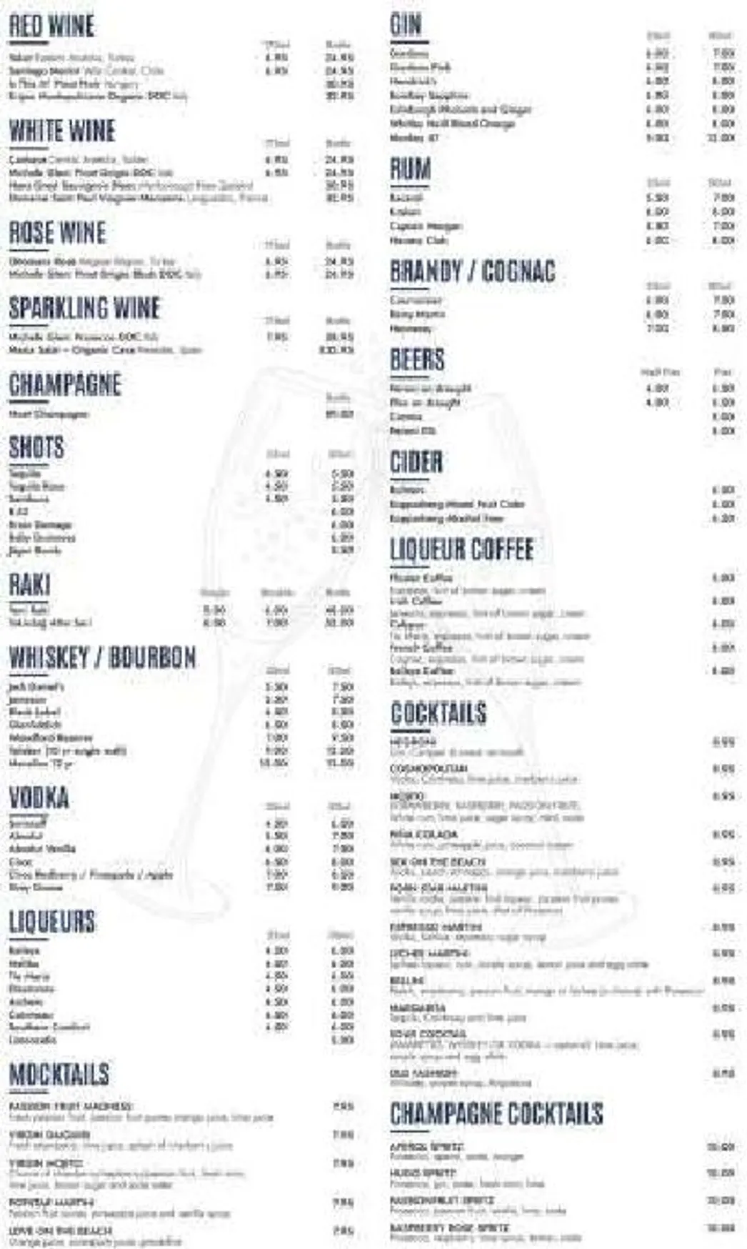 Istanbul Restaurant menu, page 4