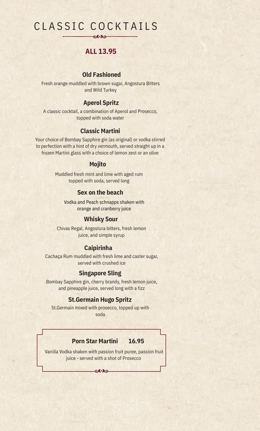 Asha's menu, page 22