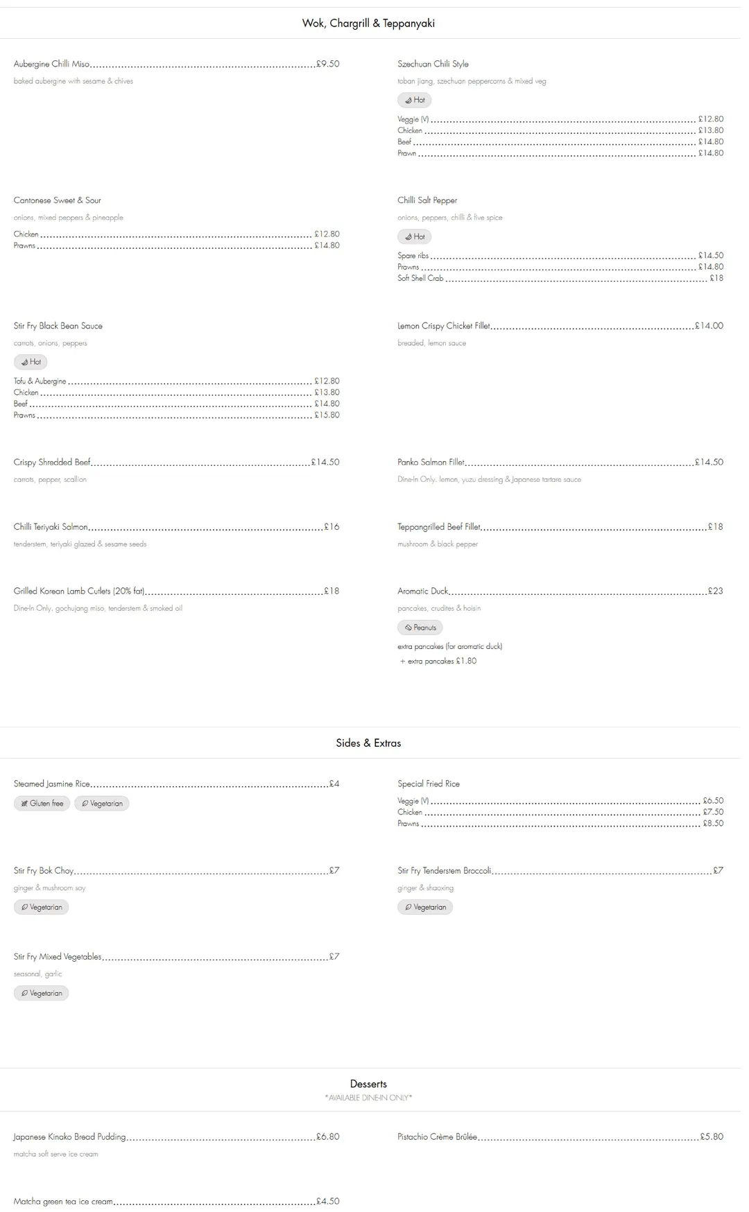 bobochacha menu, page 3