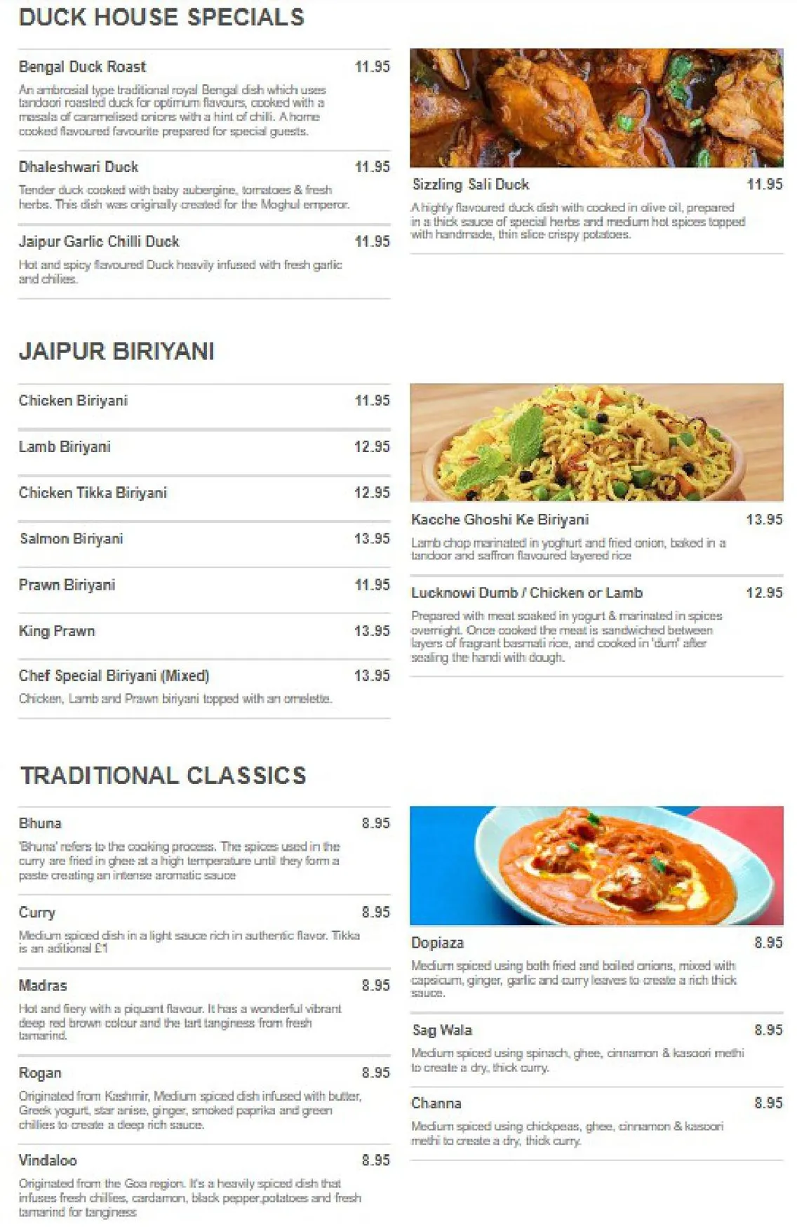 Jaipur of Chigwell menu, page 8