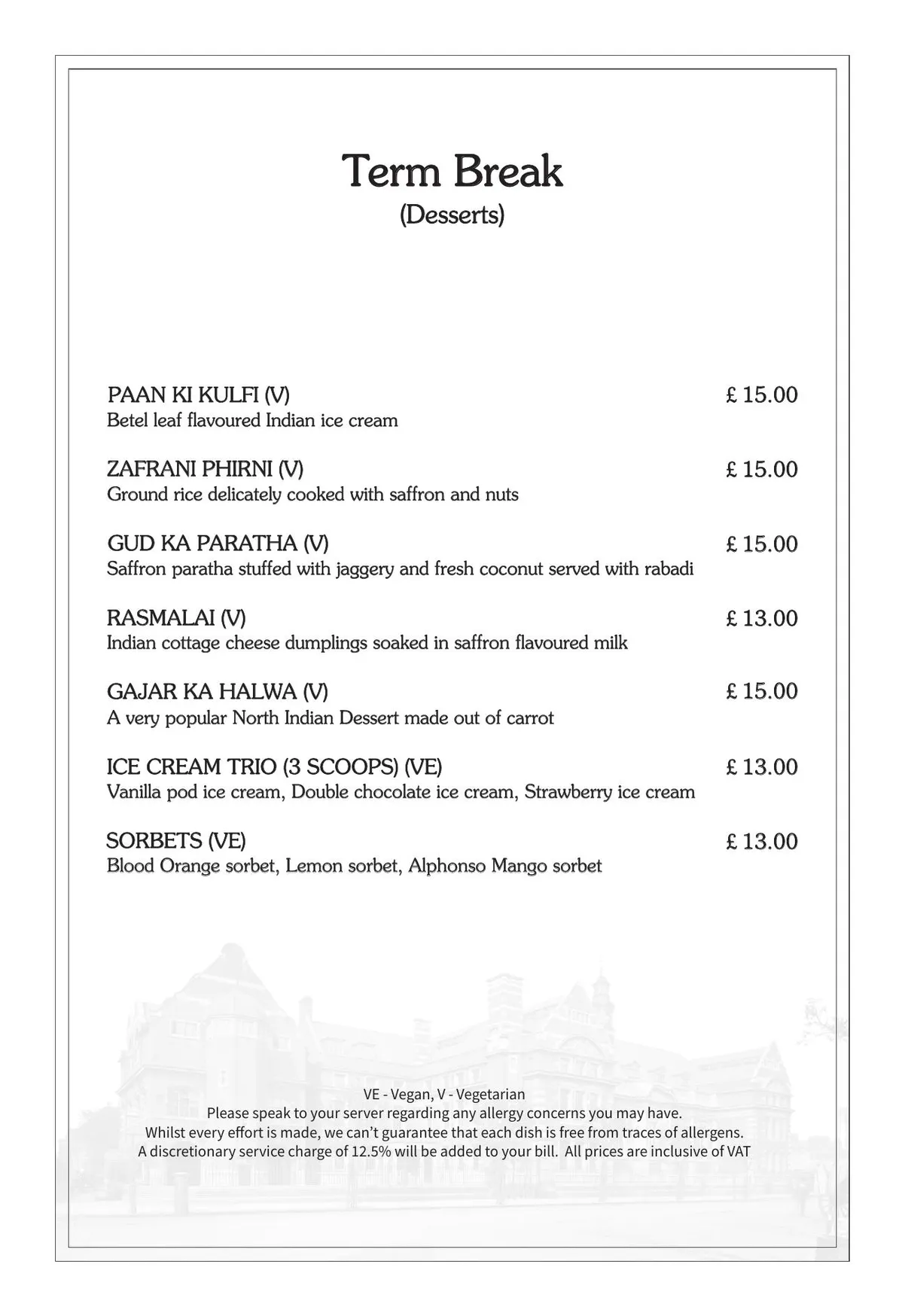 Baluchi menu, page 7