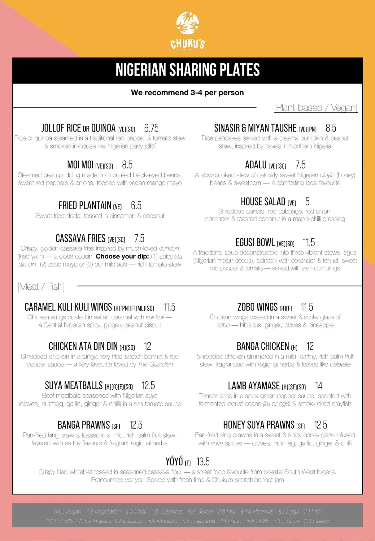 Chuku's menu, page 3