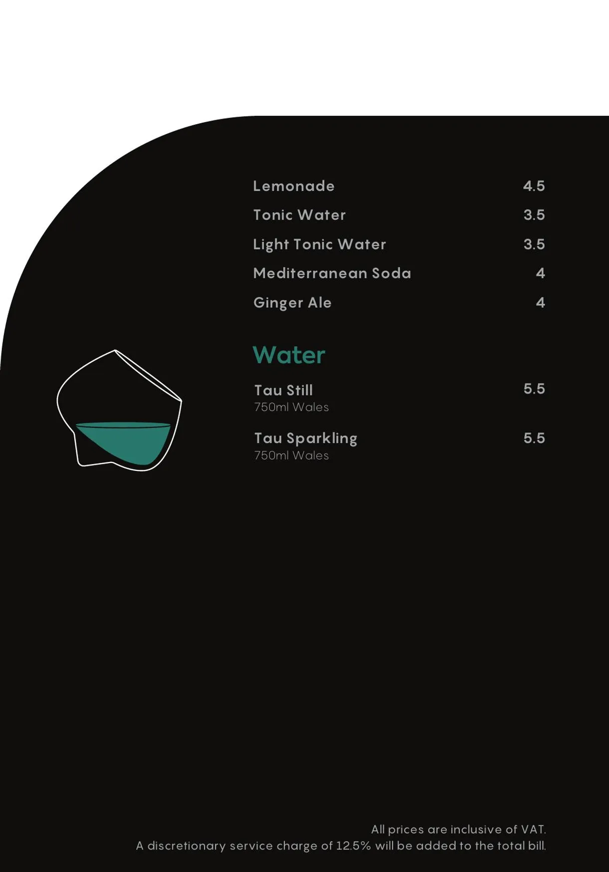 Bonzai London menu, page 20