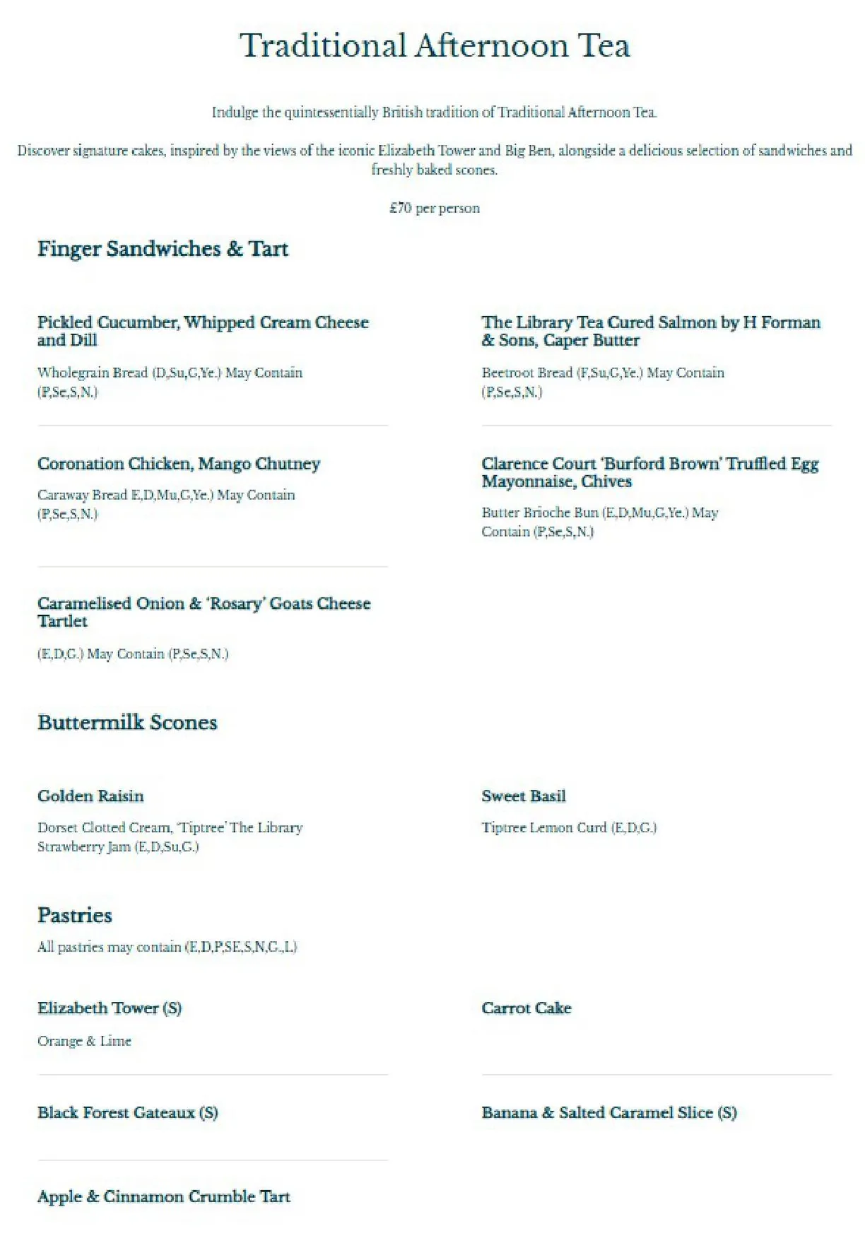 The Library menu, page 1
