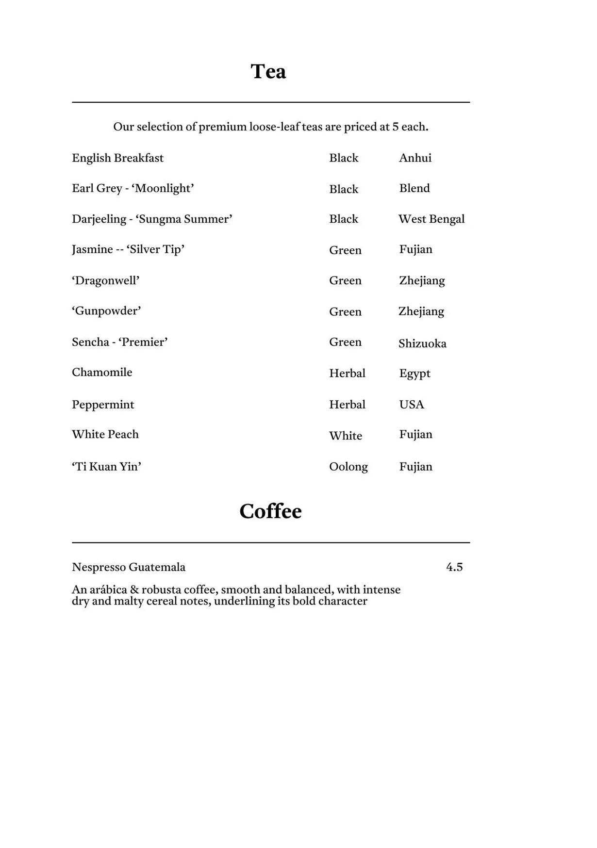 Arros QD menu, page 59