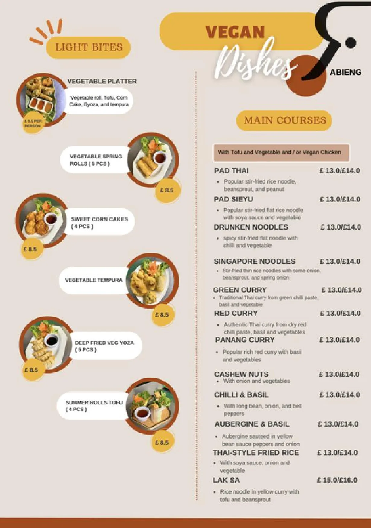 Rabieng menu, page 3