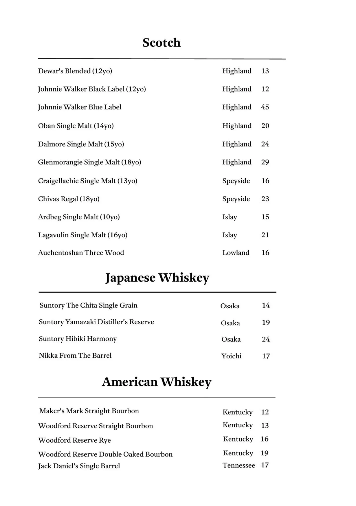 Arros QD menu, page 55