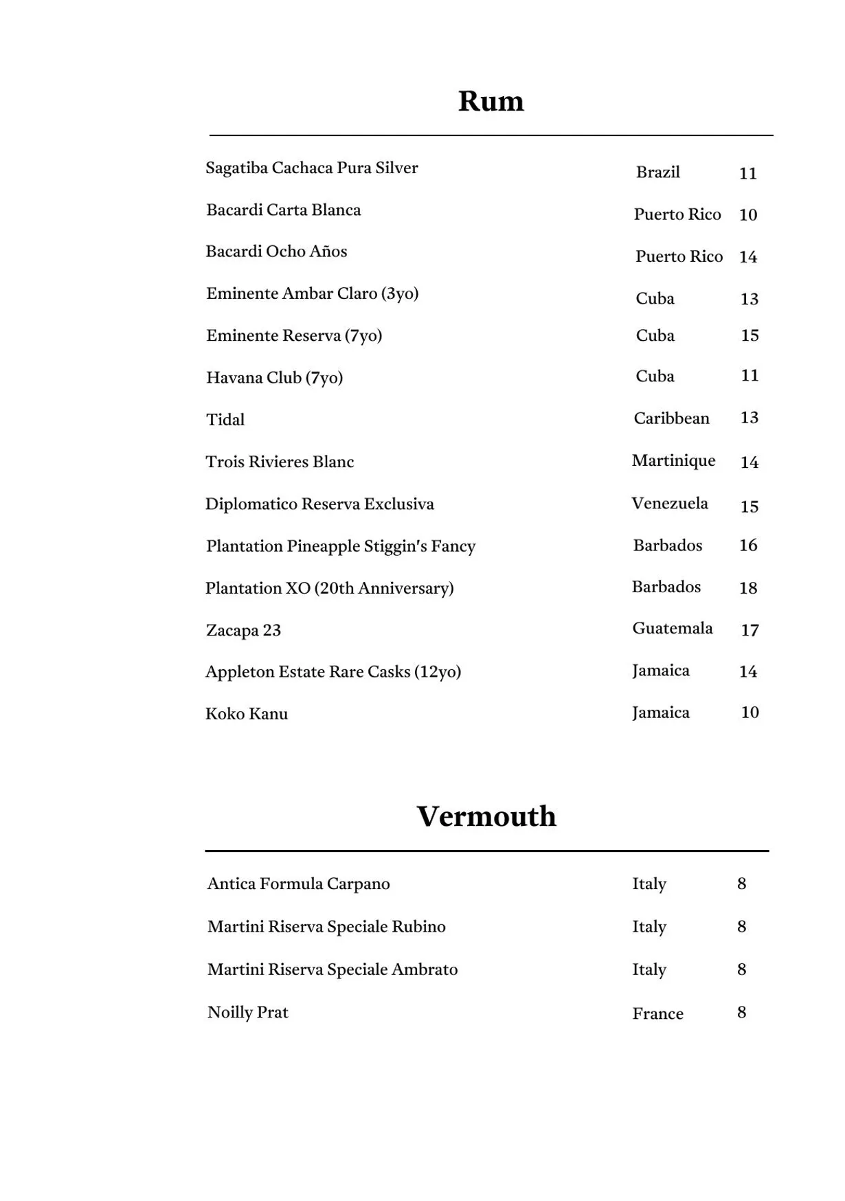 Arros QD menu, page 56