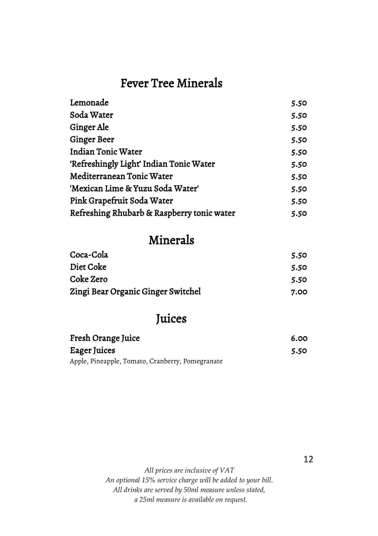Galvin La Chapelle menu, page 13