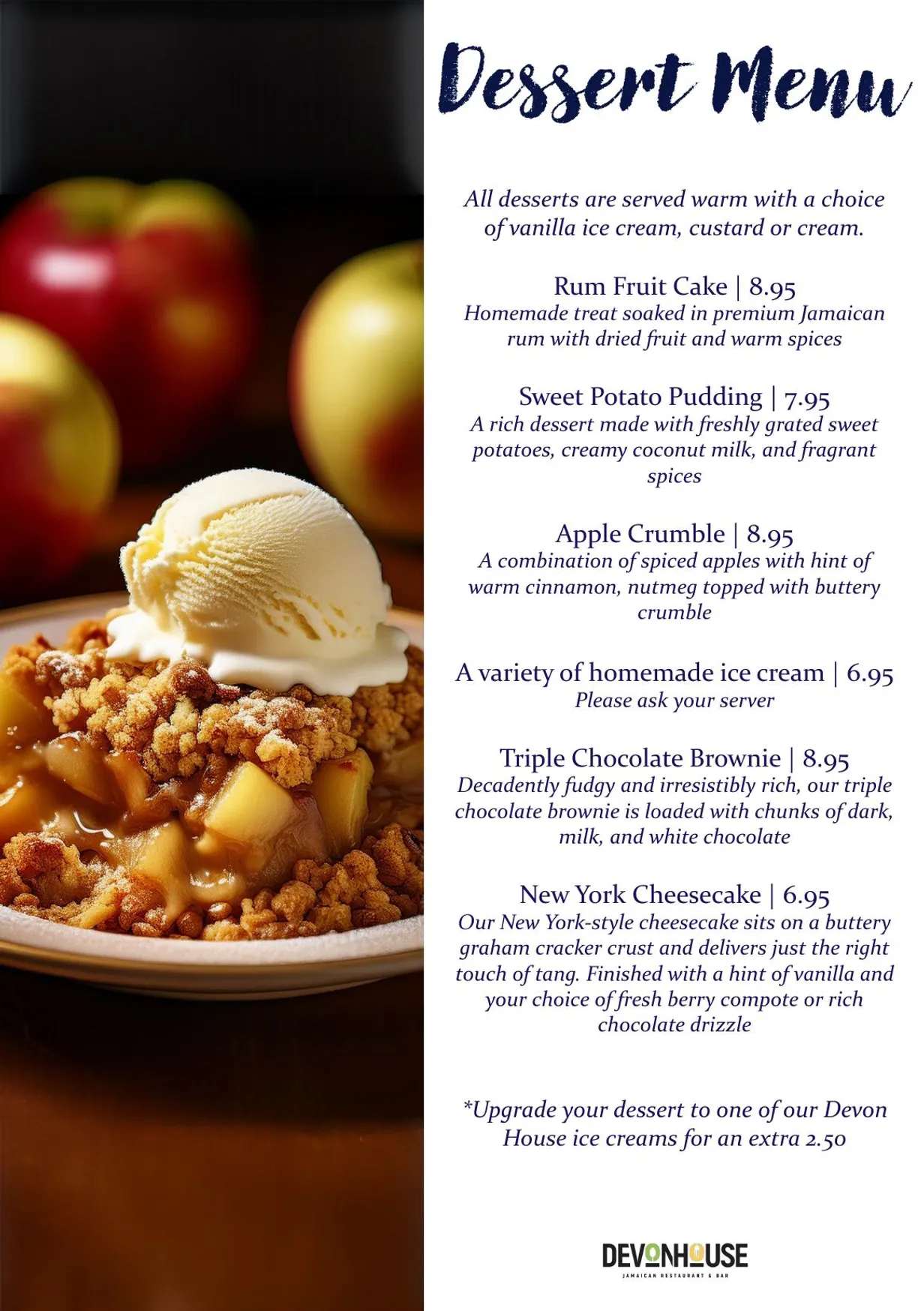 Devon House Jamaican Restaurant & Bar menu, page 8