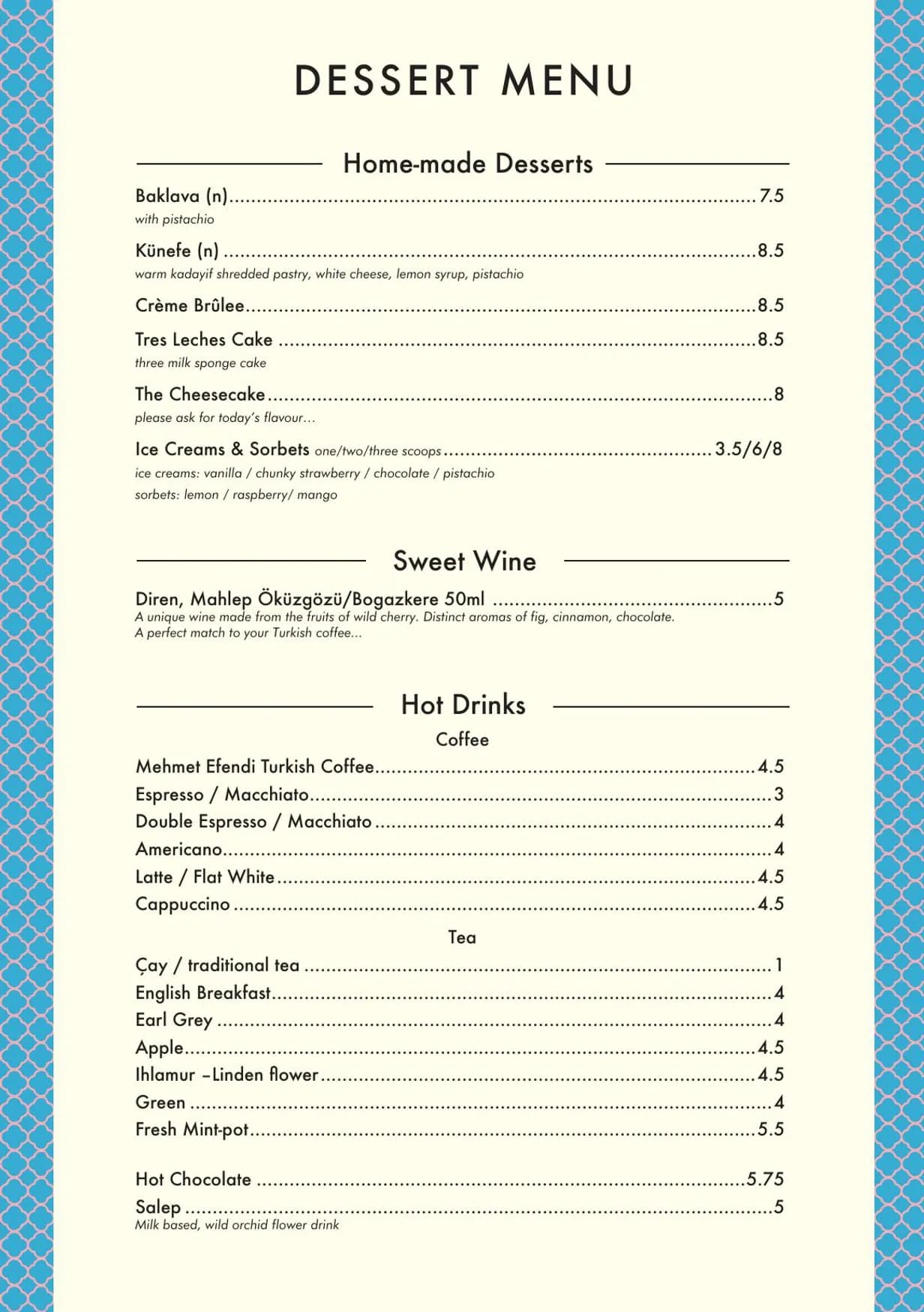 Lokma menu, page 5