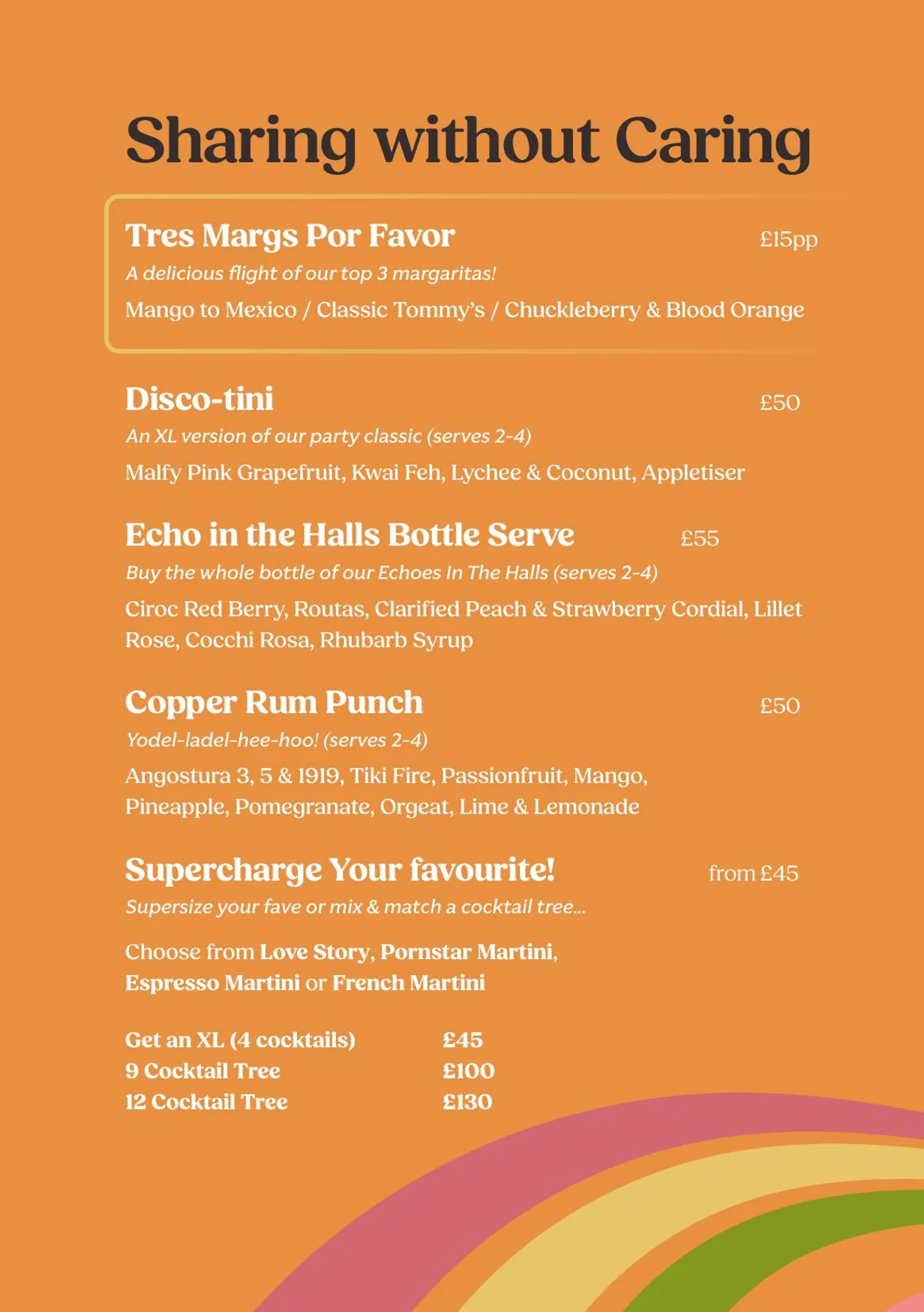 Copper Blossom menu, page 11