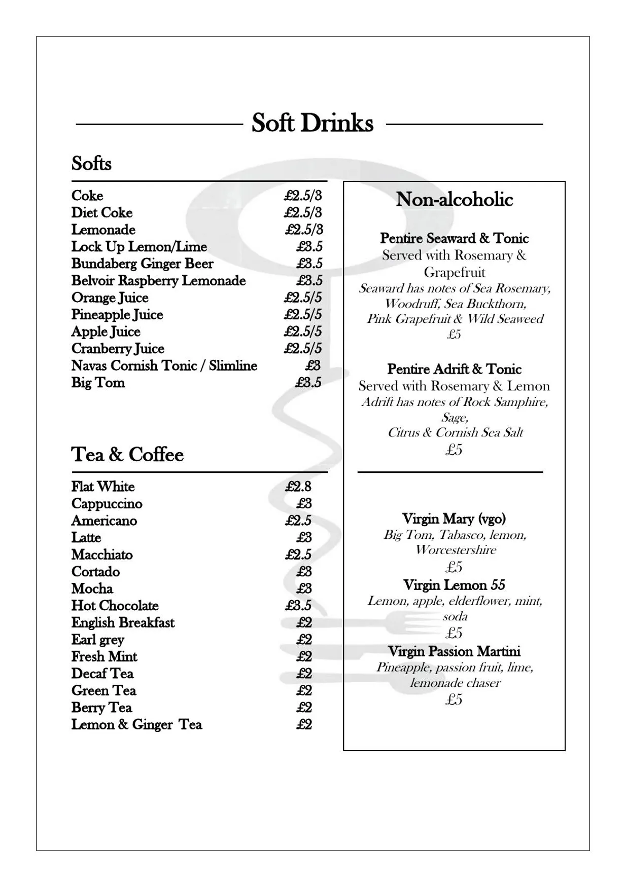 The Lock Up menu, page 11