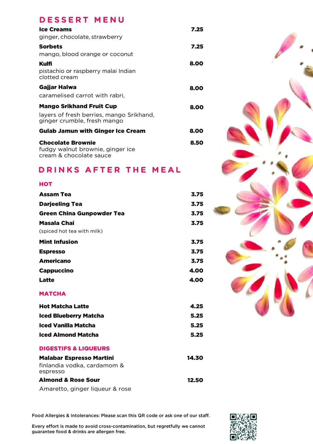 Masala Zone Soho menu, page 7