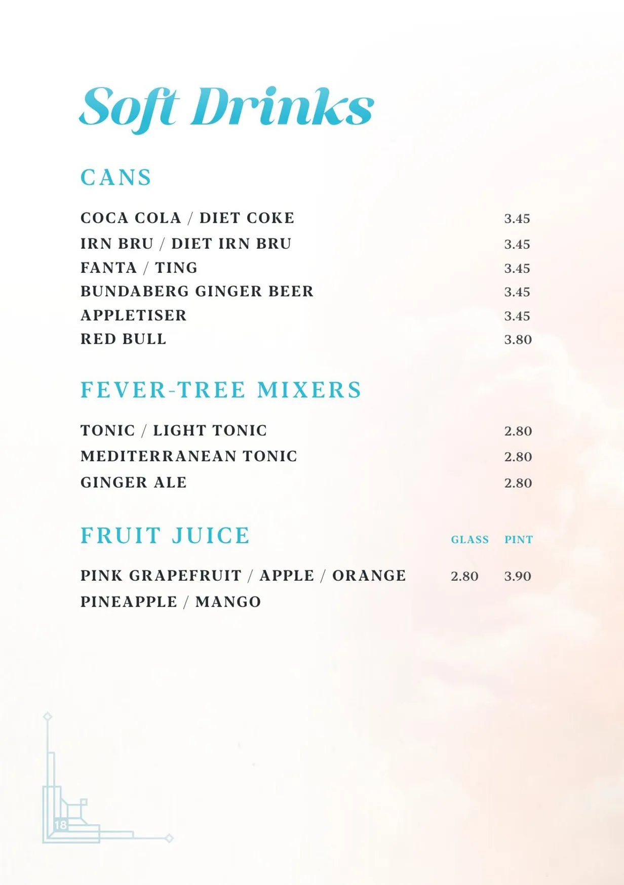 McLarens on the Corner menu, page 21