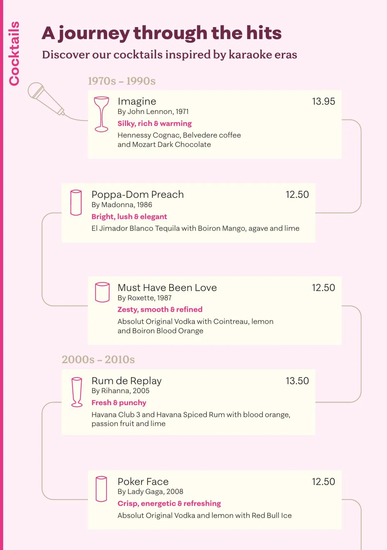 Lucky Voice menu, page 6