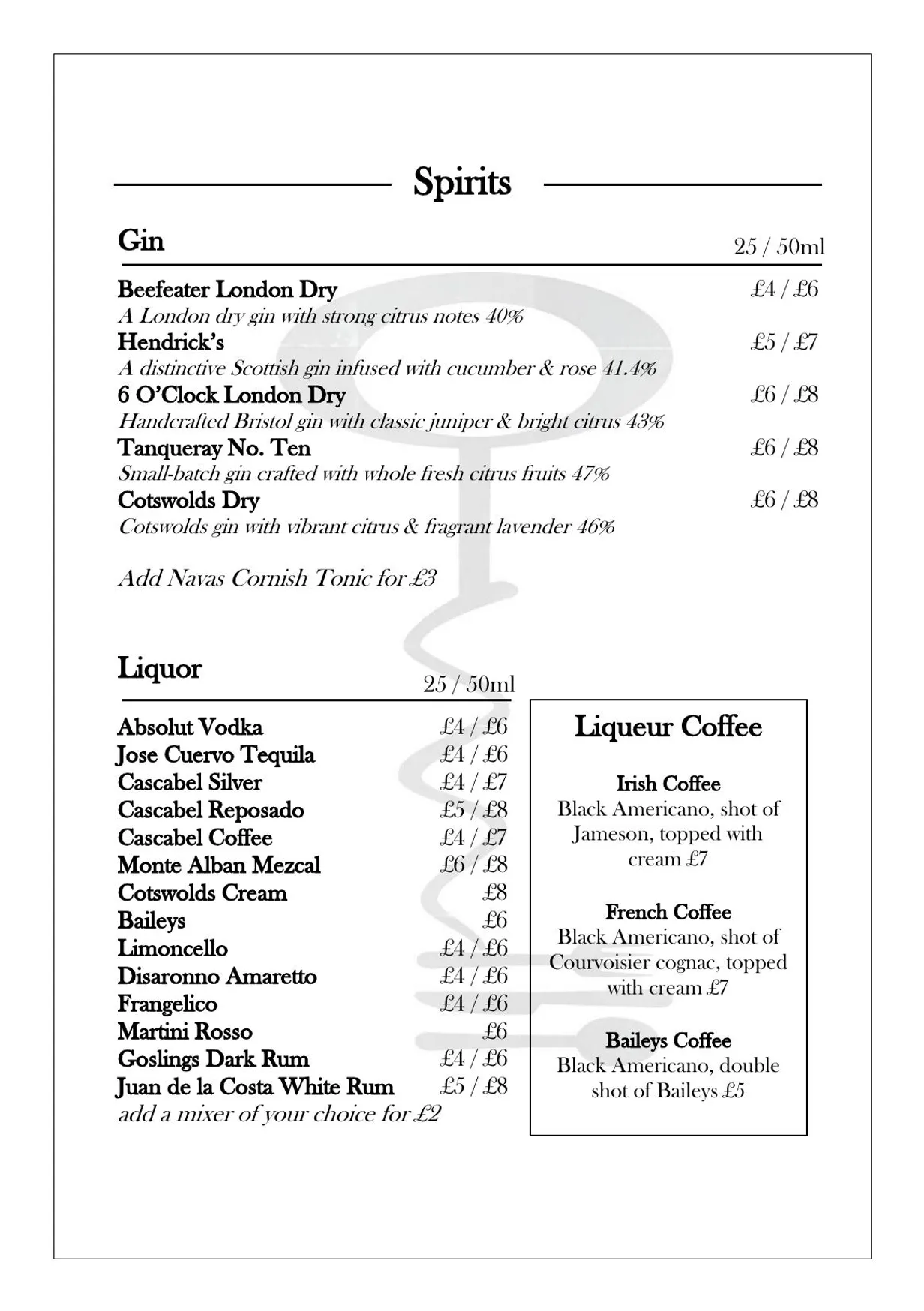 The Lock Up menu, page 9