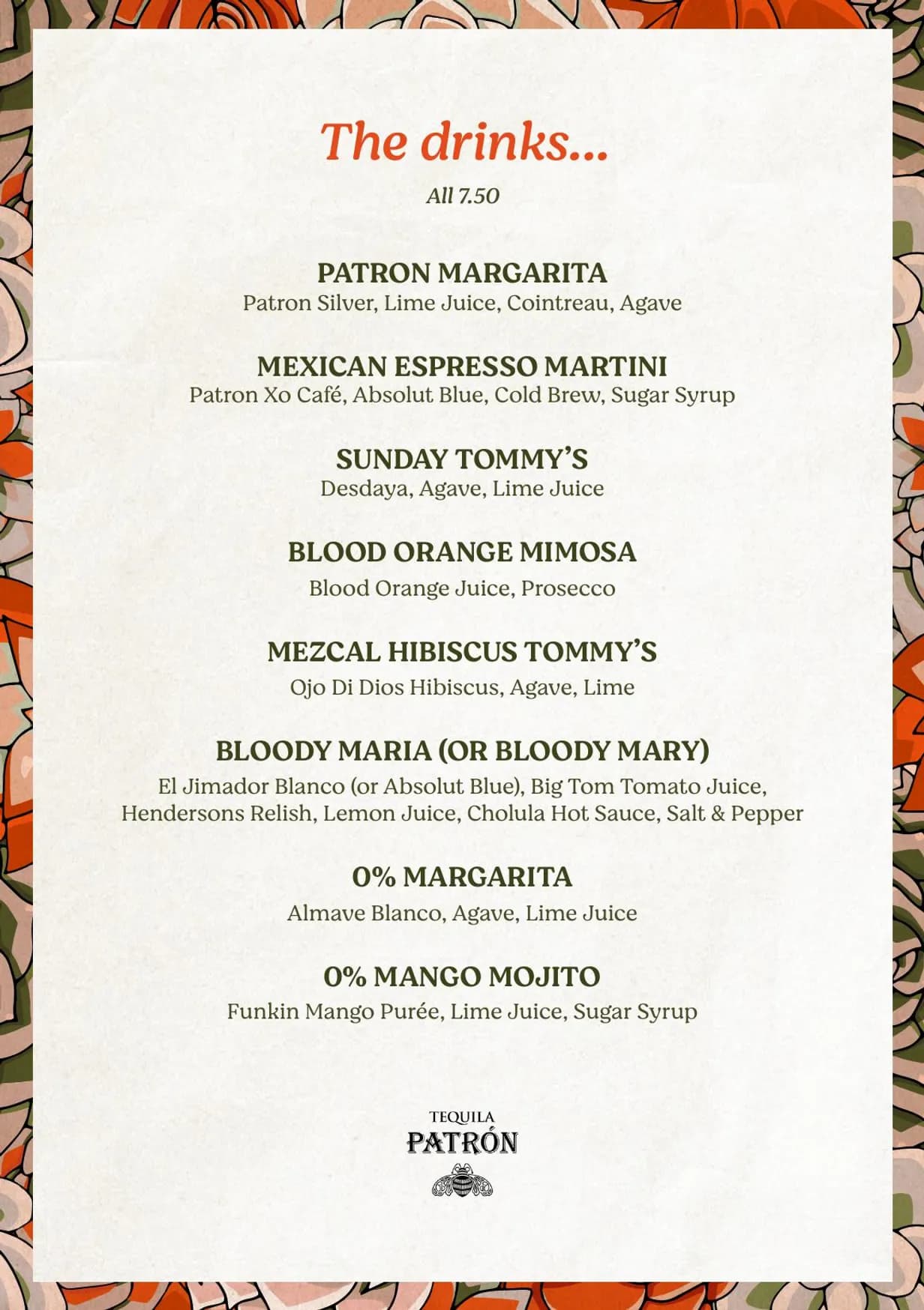The Basement menu, page 5