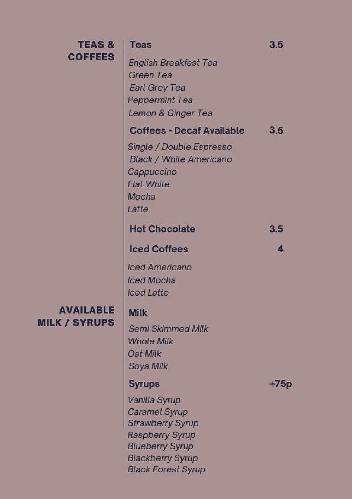 UNDR / HOUSE OF FLAVAZ menu, page 8