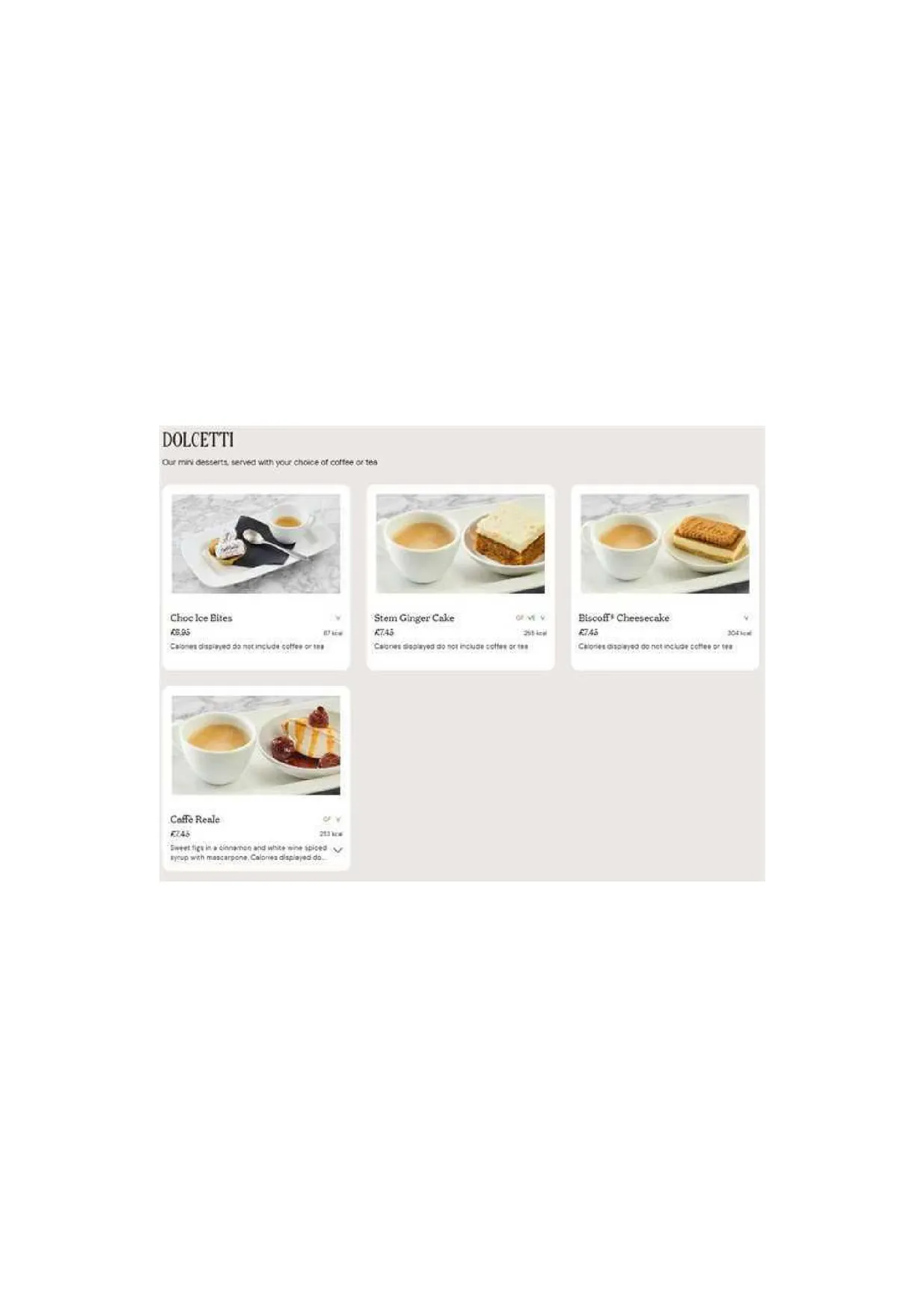 PizzaExpress menu, page 19