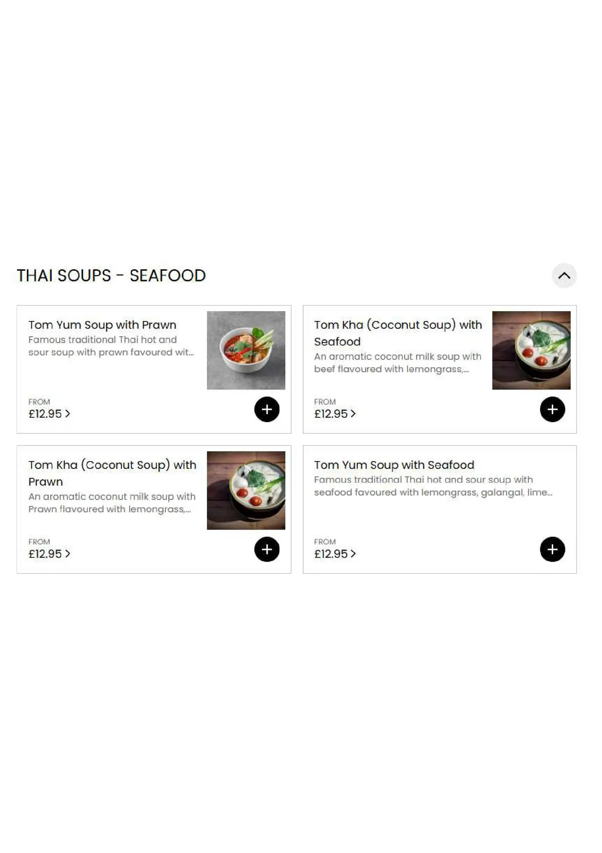Thai Pad Thai menu, page 4