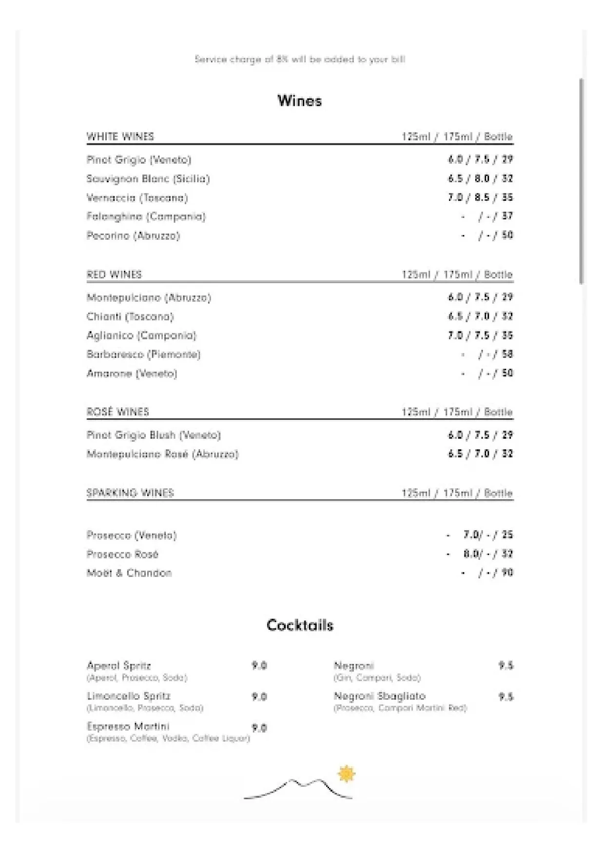 L'oro di Napoli - Pizzeria & Trattoria menu, page 6