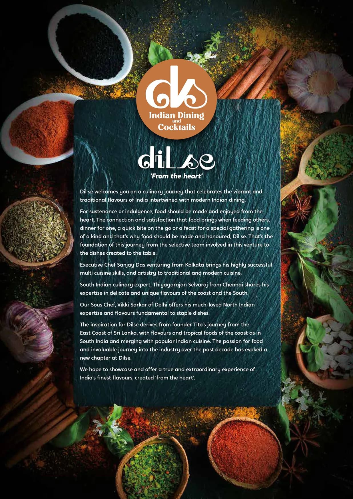 Dil Se menu, page 10