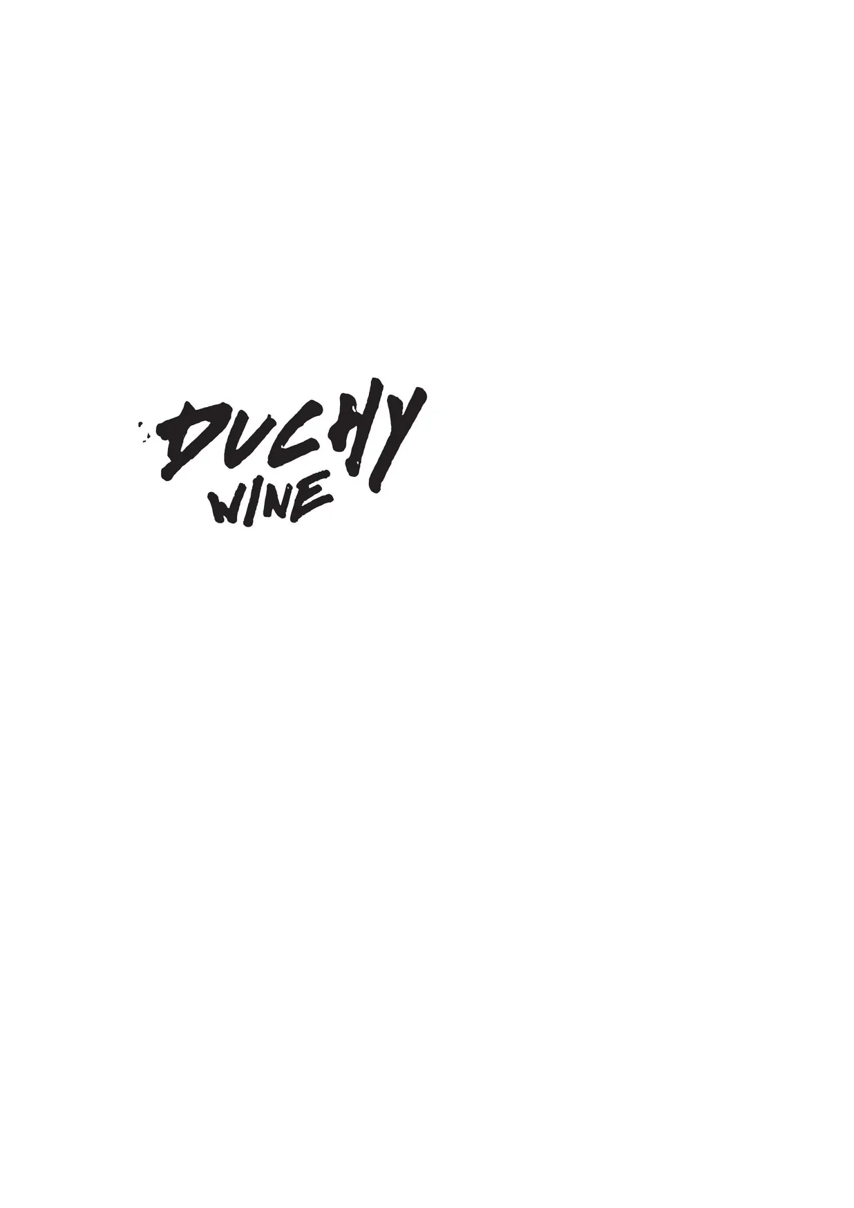 Duchy menu, page 1