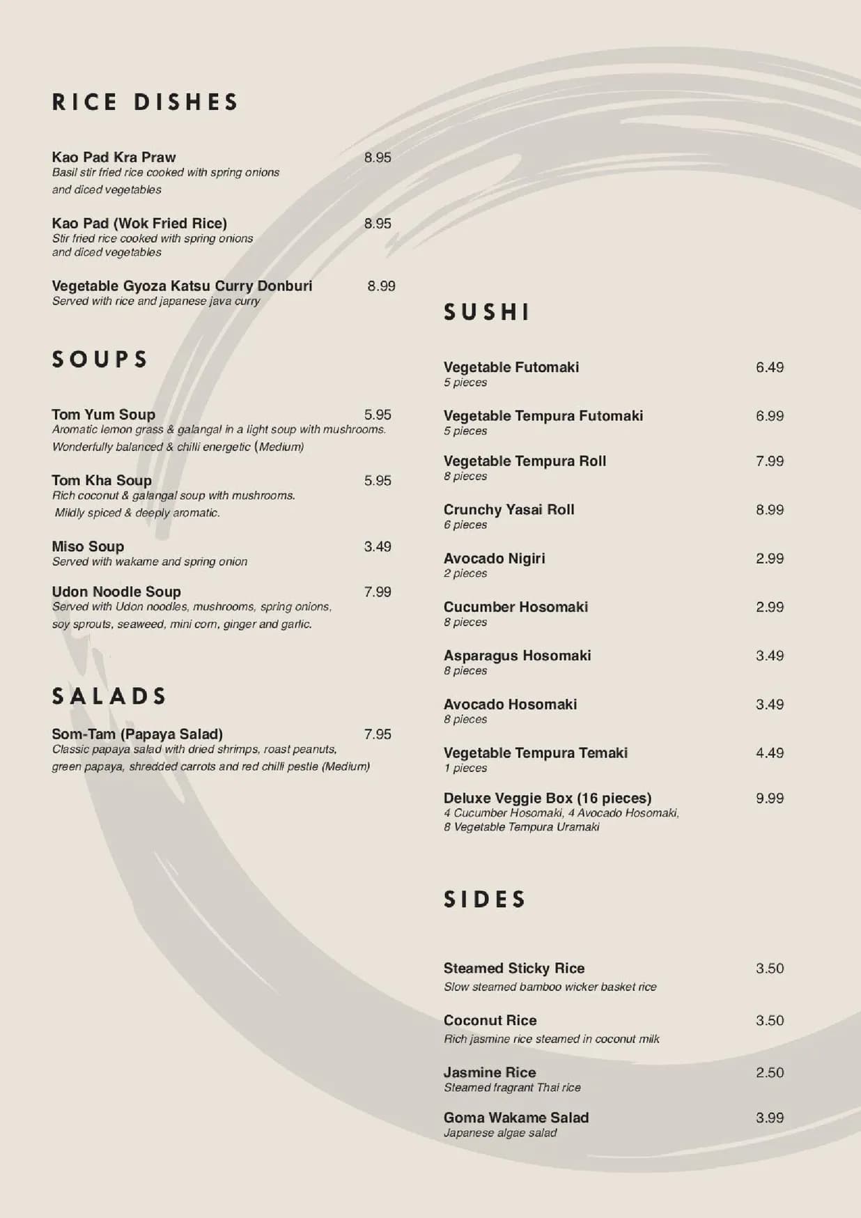 Ensō menu, page 6