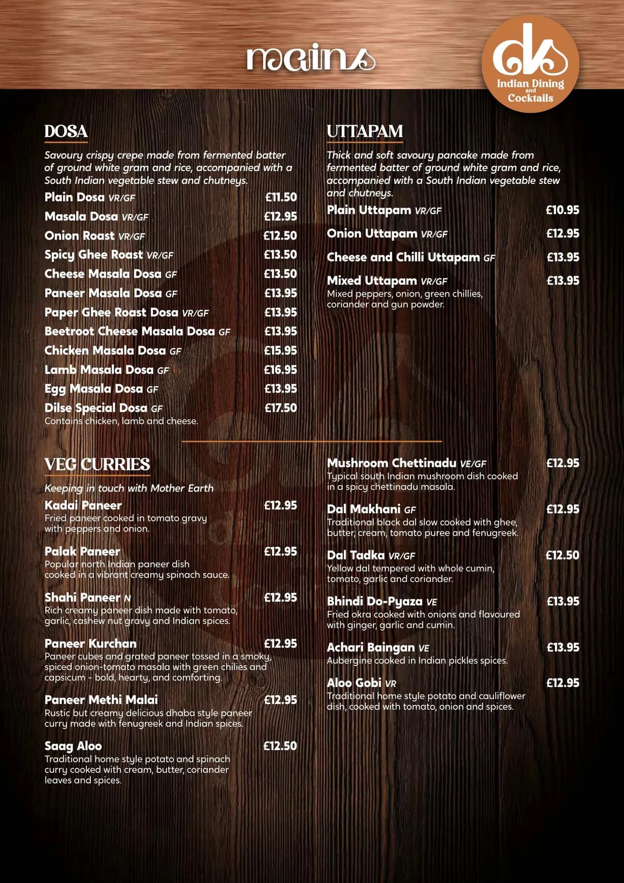 Dil Se menu, page 13