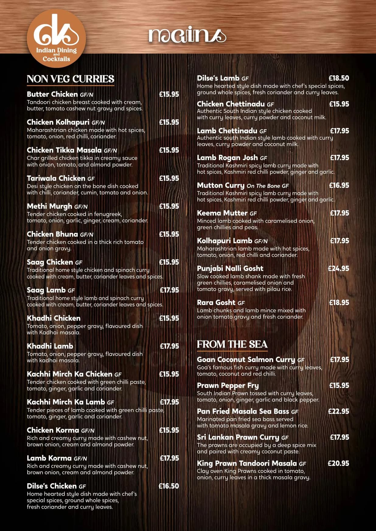 Dil Se menu, page 14